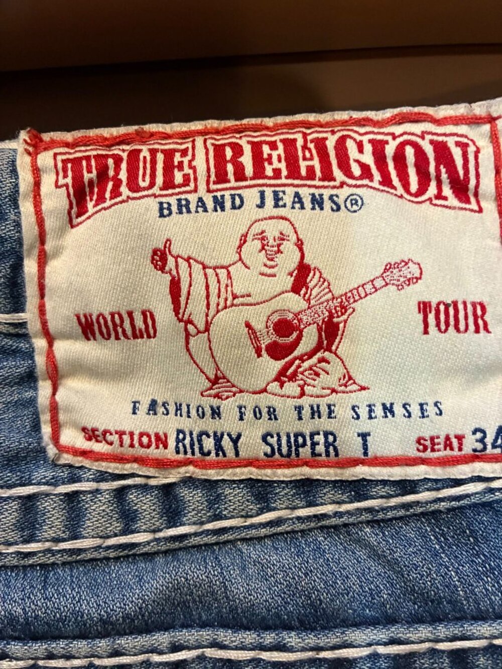 True Religion Men's Blue Jeans - Picture 3 of 5